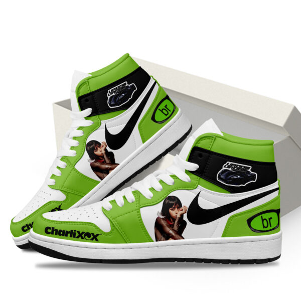 Tubopro Charli XCX AJ1 High Sneakers Shoes For Men And Women - Image 2