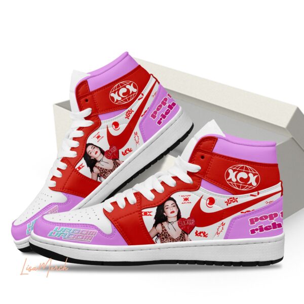 Tubopro Charli XCX AJ1 High Sneakers Shoes For Men And Women - Image 2