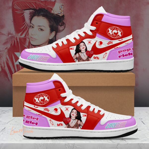Tubopro Charli XCX AJ1 High Sneakers Shoes For Men And Women