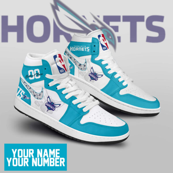 Tubopro Charlotte Hornets AJ1 High Sneakers Shoes For Men And Women