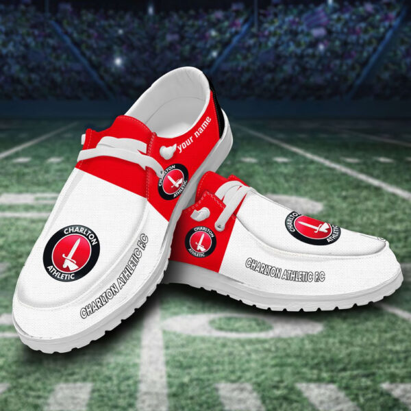 Tubopro Charlton Athletic F.C Personalized Hey Dude Shoes For Men And Women