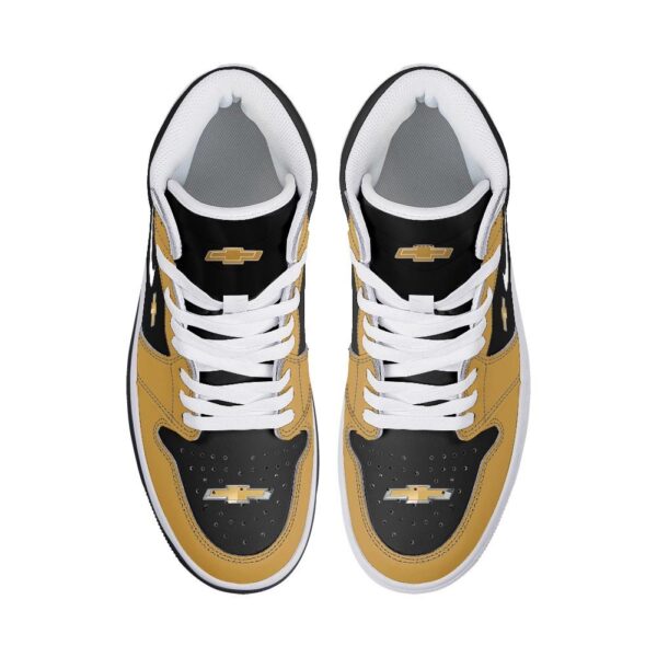 Tubopro Chevrolet AJ1 High Sneakers Shoes For Men And Women - Image 3