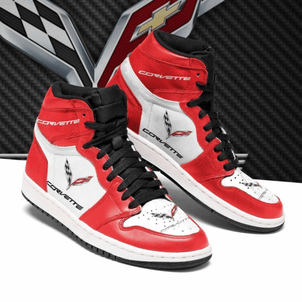 Tubopro Chevrolet Corvette AJ1 High Sneakers Shoes For Men And Women