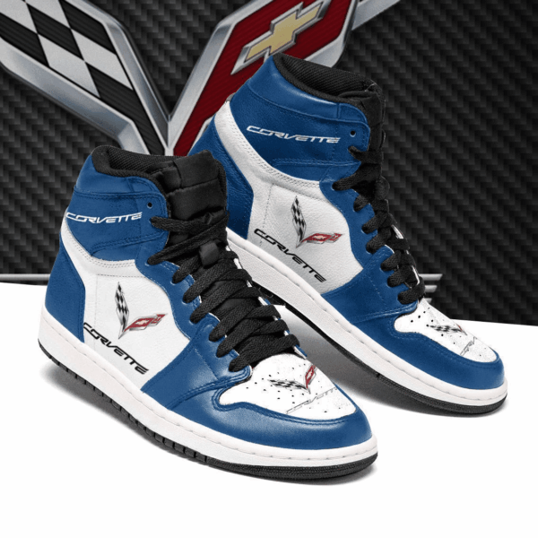 Tubopro Chevrolet Corvette AJ1 High Sneakers Shoes For Men And Women