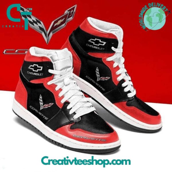 Tubopro Chevrolet Corvette AJ1 High Sneakers Shoes For Men And Women