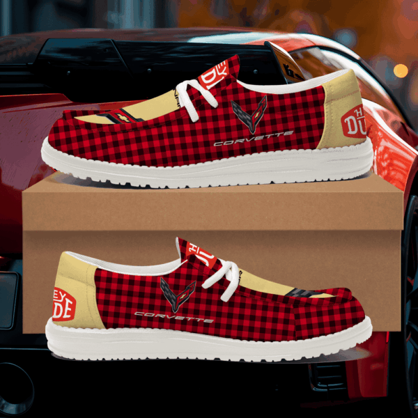 Tubopro Chevrolet Corvette Personalized Hey Dude Shoes For Men And Women - Image 2