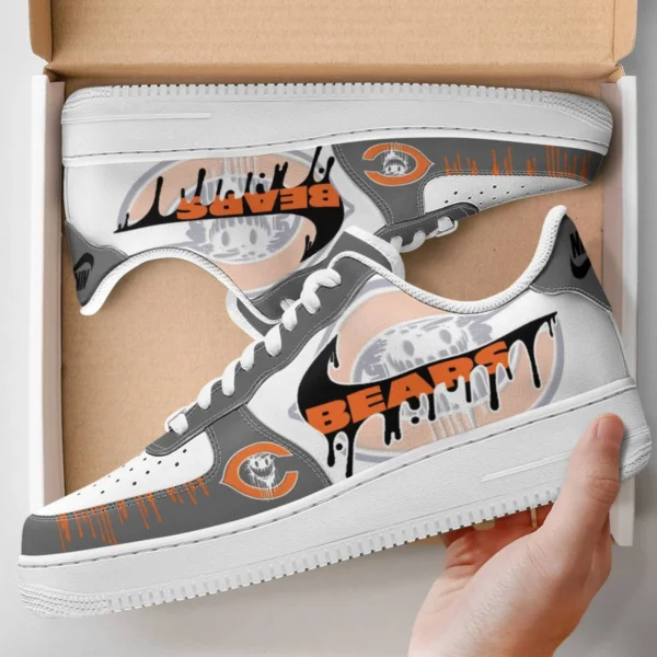 Tubopro Chicago Bear Air Low-Top Sneakers Shoes For Men And Women - Image 3