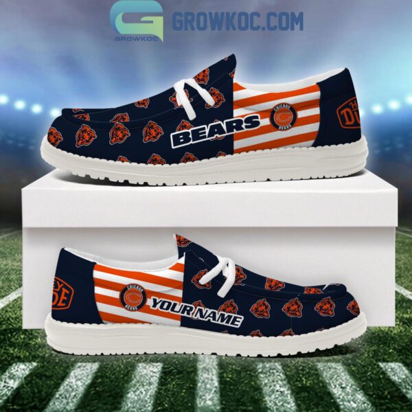 Tubopro Chicago Bear Personalized Hey Dude Shoes For Men And Women