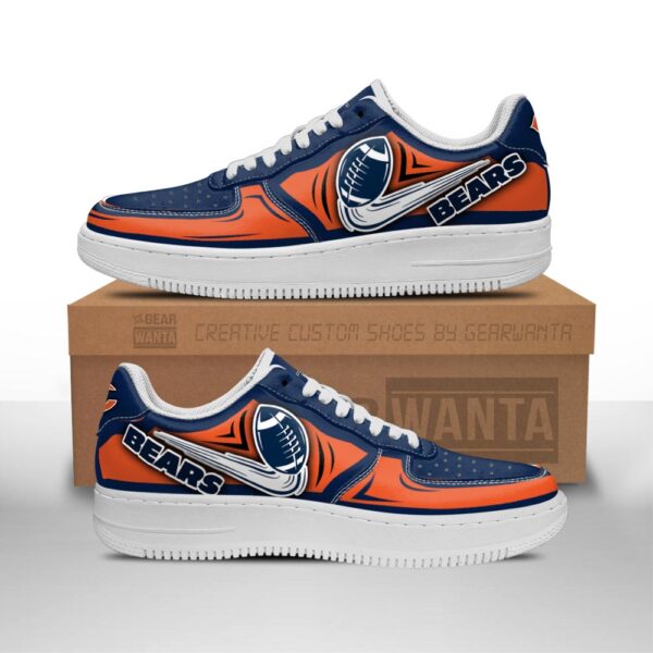 Tubopro Chicago Bears Air Low-Top Sneakers Shoes For Men And Women