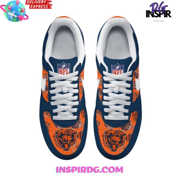 Tubopro Chicago Bears Air Low-Top Sneakers Shoes For Men And Women - Image 4