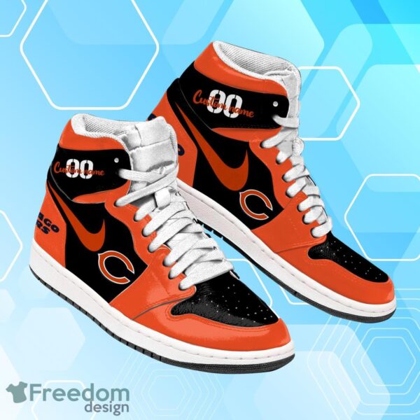Tubopro Chicago Bears AJ1 High Sneakers Shoes For Men And Women - Image 2