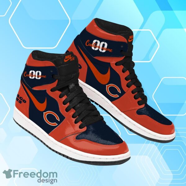 Tubopro Chicago Bears AJ1 High Sneakers Shoes For Men And Women - Image 2