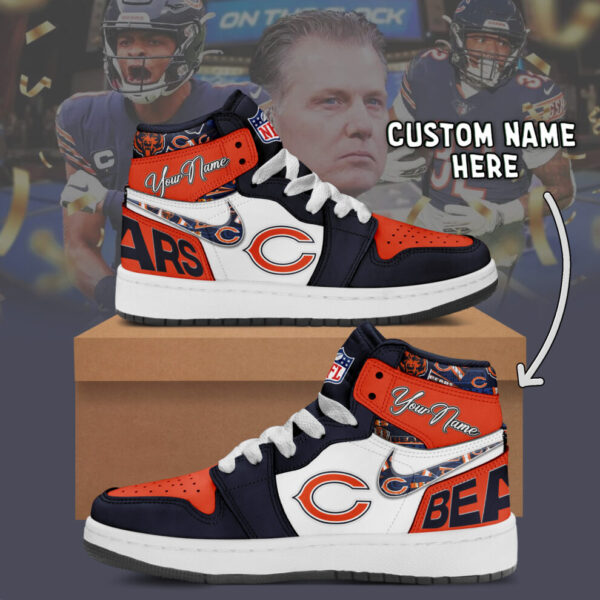 Tubopro Chicago Bears AJ1 High Sneakers Shoes For Men And Women