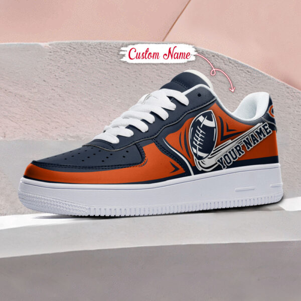 Tubopro Chicago Bears NFL Air Low-Top Sneakers Shoes For Men And Women - Image 3