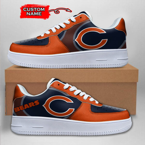 Tubopro Chicago Bears NFL Air Low-Top Sneakers Shoes For Men And Women