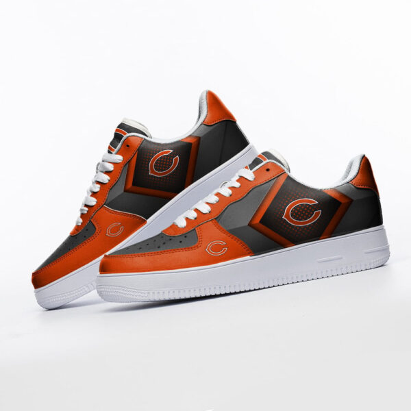 Tubopro Chicago Bears NFL Air Low-Top Sneakers Shoes For Men And Women - Image 3