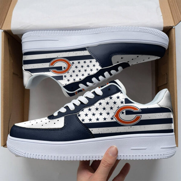 Tubopro Chicago Bears NFL Air Low-Top Sneakers Shoes For Men And Women