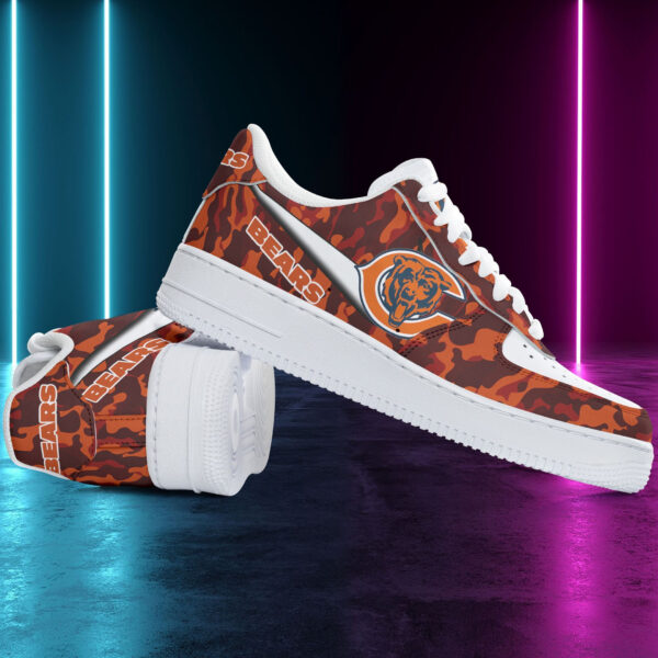 Tubopro Chicago Bears NFL Air Low-Top Sneakers Shoes For Men And Women