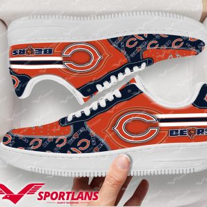 Tubopro Chicago Bears NFL Air Low-Top Sneakers Shoes For Men And Women