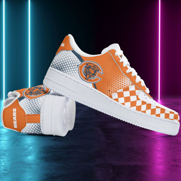 Tubopro Chicago Bears NFL Air Low-Top Sneakers Shoes For Men And Women - Image 2