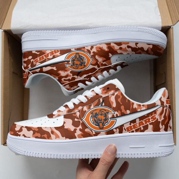 Tubopro Chicago Bears NFL Air Low-Top Sneakers Shoes For Men And Women