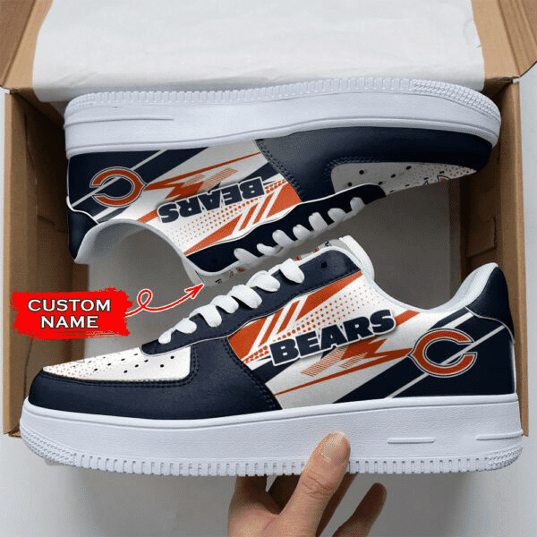 Tubopro Chicago Bears NFL Air Low-Top Sneakers Shoes For Men And Women