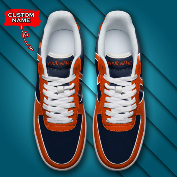 Tubopro Chicago Bears NFL Air Low-Top Sneakers Shoes For Men And Women - Image 4