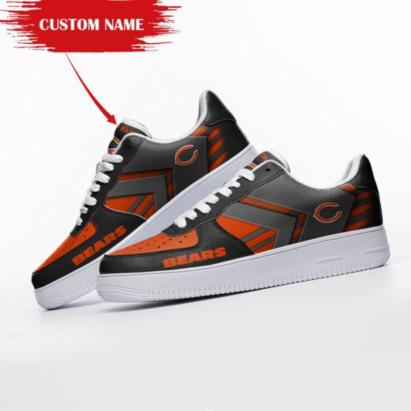 Tubopro Chicago Bears NFL Air Low-Top Sneakers Shoes For Men And Women - Image 2
