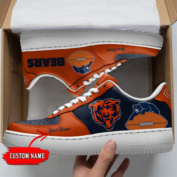 Tubopro Chicago Bears NFL Air Low-Top Sneakers Shoes For Men And Women
