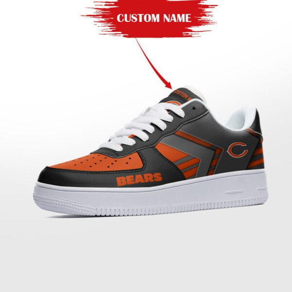 Tubopro Chicago Bears NFL Air Low-Top Sneakers Shoes For Men And Women - Image 3