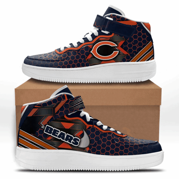 Tubopro Chicago Bears NFL Air Low-Top Sneakers Shoes For Men And Women
