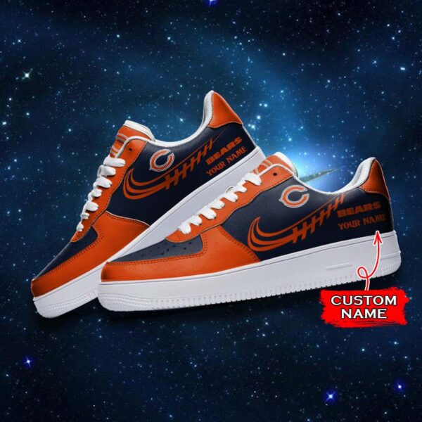 Tubopro Chicago Bears NFL Air Low-Top Sneakers Shoes For Men And Women - Image 3