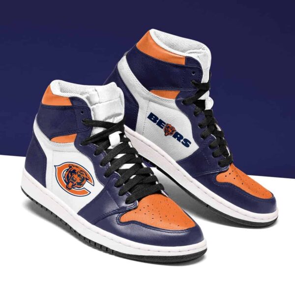 Tubopro Chicago Bears NFL AJ1 High Sneakers Shoes For Men And Women