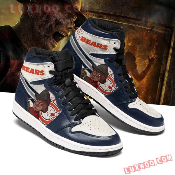 Tubopro Chicago Bears NFL AJ1 High Sneakers Shoes For Men And Women