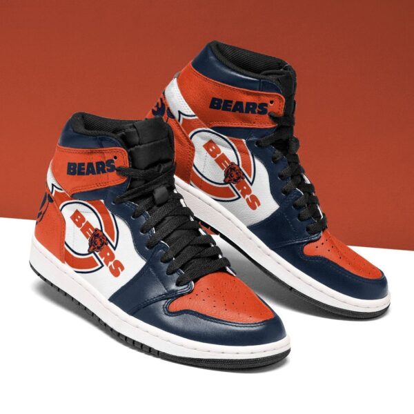 Tubopro Chicago Bears NFL AJ1 High Sneakers Shoes For Men And Women
