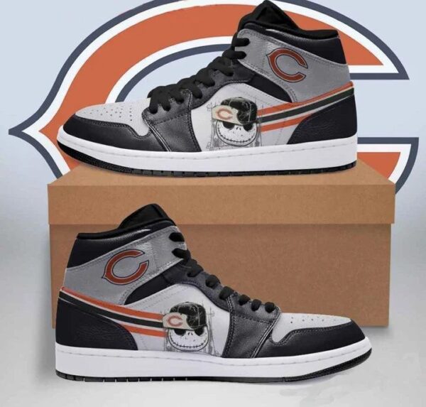 Tubopro Chicago Bears NFL AJ1 High Sneakers Shoes For Men And Women