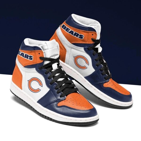 Tubopro Chicago Bears NFL AJ1 High Sneakers Shoes For Men And Women