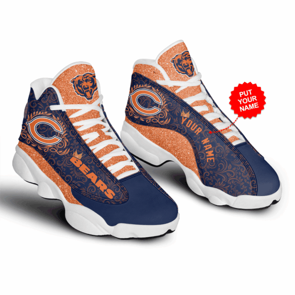Tubopro Chicago Bears NFL AJ13 Sneakers Shoes For Men And Women - Image 2