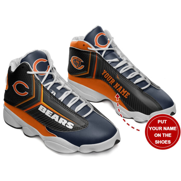 Tubopro Chicago Bears NFL AJ13 Sneakers Shoes For Men And Women - Image 2