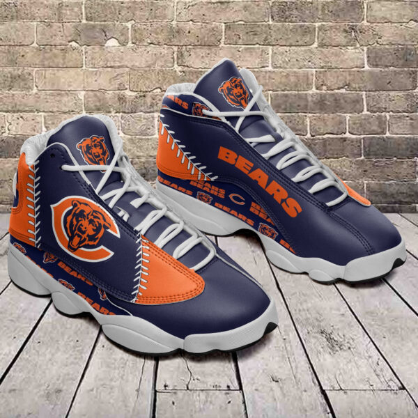 Tubopro Chicago Bears NFL AJ13 Sneakers Shoes For Men And Women - Image 2