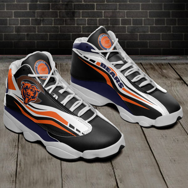 Tubopro Chicago Bears NFL AJ13 Sneakers Shoes For Men And Women - Image 2