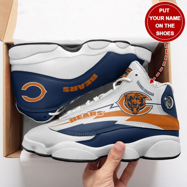 Tubopro Chicago Bears NFL AJ13 Sneakers Shoes For Men And Women