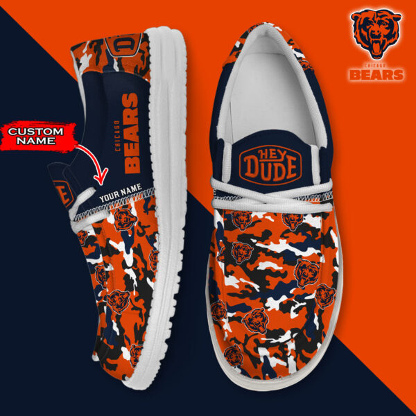 Tubopro Chicago Bears Personalized Hey Dude Shoes For Men And Women