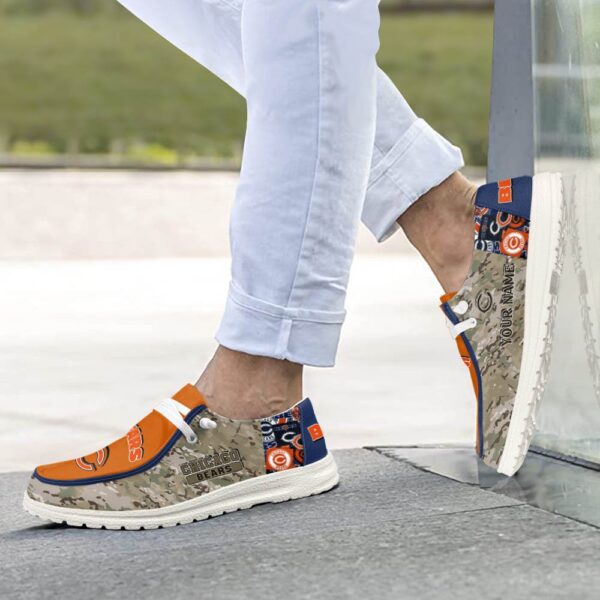 Tubopro Chicago Bears Personalized Hey Dude Shoes For Men And Women - Image 4