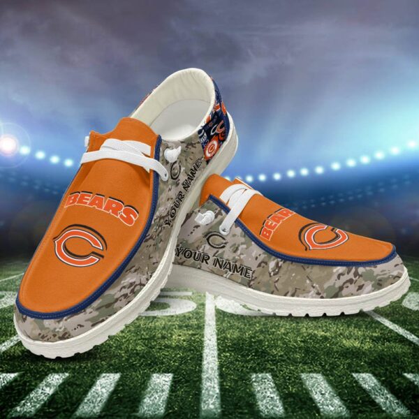 Tubopro Chicago Bears Personalized Hey Dude Shoes For Men And Women