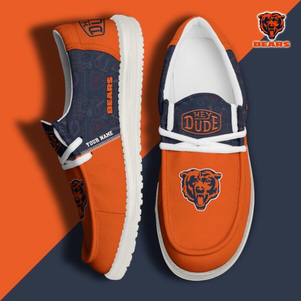 Tubopro Chicago Bears Personalized Hey Dude Shoes For Men And Women