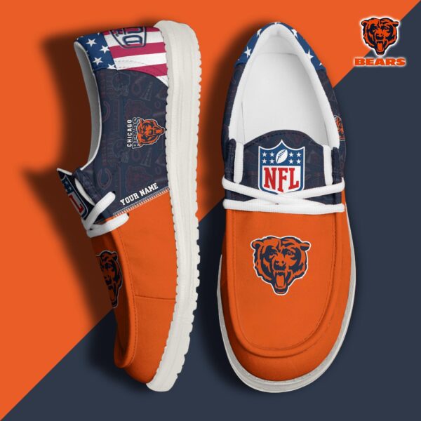 Tubopro Chicago Bears Personalized Hey Dude Shoes For Men And Women