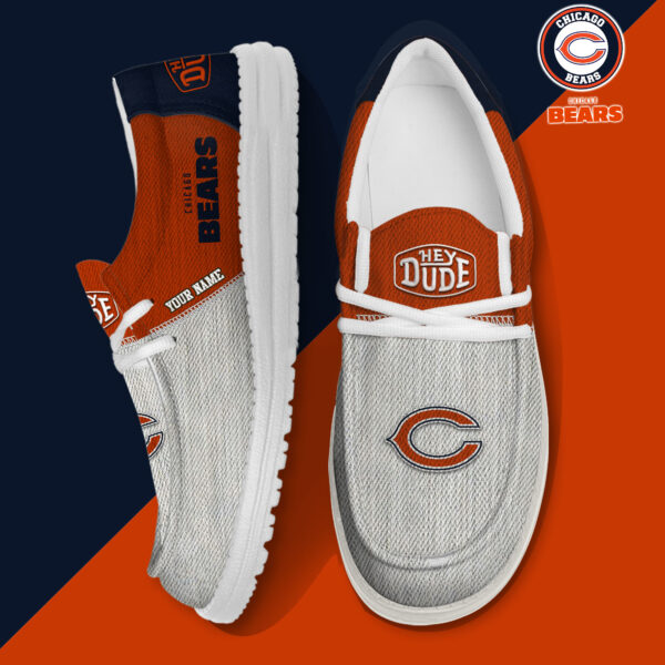 Tubopro Chicago Bears Personalized Hey Dude Shoes For Men And Women