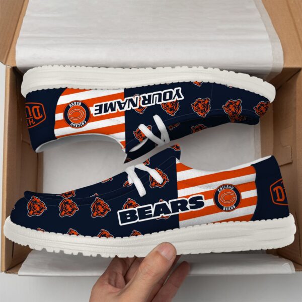 Tubopro Chicago Bears Personalized Hey Dude Shoes For Men And Women