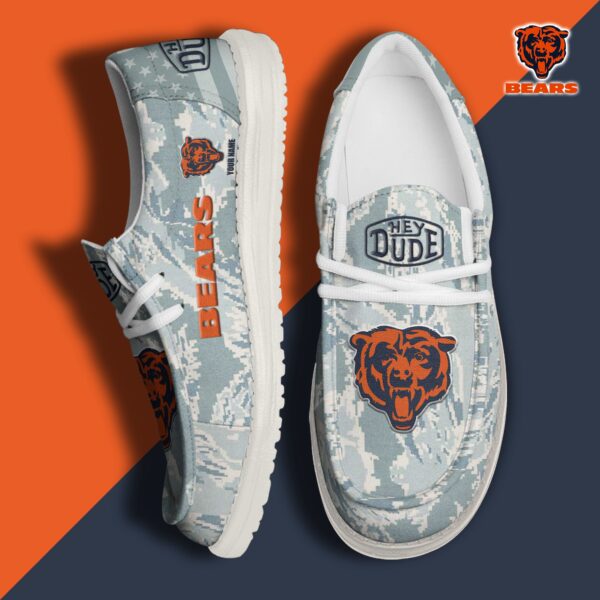 Tubopro Chicago Bears Personalized Hey Dude Shoes For Men And Women